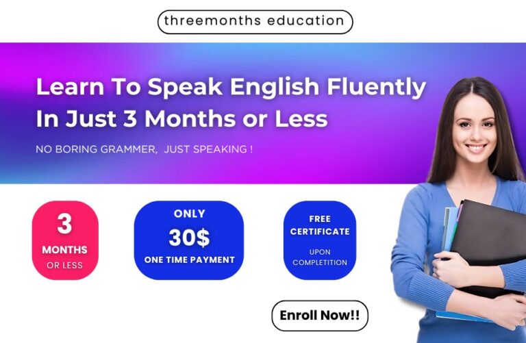 Speak English Fluently In 3 months or Less: No Grammar, Just Speaking
